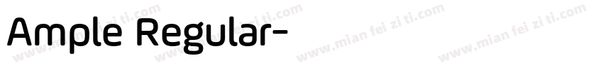 Ample Regular字体转换